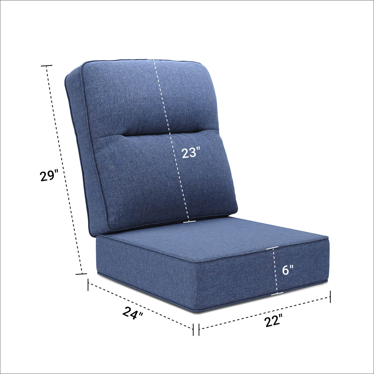 Patio Chair Cushion for NUSBAY-Blue